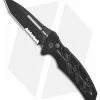 Ontario Knife Company Ontario XM-3S Tanto Automatic Knife G-10 (3.75" Black Serr) 08759