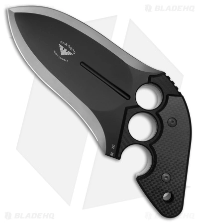Asheville Steel Paragon Grau Pistol Grip Push Dagger Knife Black G-10/CF (6" D2) 3 Asheville Steel Paragon Grau Pistol Grip Push Dagger Knife Black G-10/CF (6" D2)