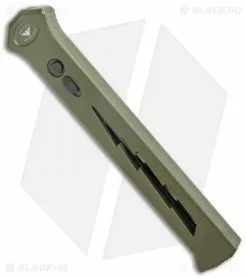 Paragon Estiletto Clip Point OTF Auto OD Green Lightning Bolt (5.5" Black) -Avokelavavat Sales Store Paragon Estiletto CP OTF Auto OD Green Lightning Bolt Black EST CP LB ODG B DE BHQ 134552 jr spine 2