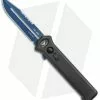 Paragon PARA-XD Bowie OTF Automatic Knife Black (3.6" Dark Blue Line)