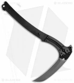 Paragon Reaper Scythe Black G-10 Carbon Fiber (8.25" Grey) -Avokelavavat Sales Store Paragon Reaper Scythe Black G 10 CF Grey BHQ 122697 jr side