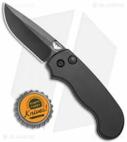 Paragon Snapper Automatic Knife Black Aluminum (2.5" Black) -Avokelavavat Sales Store Paragon Snapper Black Auto Black BHQ 122942 jr bottlecap