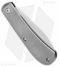 Pena Knives Custom Zulu Slip Joint Knife Titanium (2.75" Satin) -Avokelavavat Sales Store Pena Knives JVO Custom Zulu Slip Joint Knife Titanium BHQ 99224 ns side