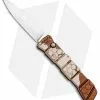 Piranha 21 Tactical Automatic Knife Tan Camo (3.375" Mirror) P-21C