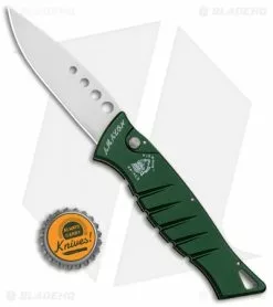Piranha Amazon Automatic Knife Green (3.45" Mirror) -Avokelavavat Sales Store Piranha Amazon Auto Green Mirror BHQ 8987 jr bottlecap