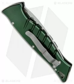 Piranha Amazon Automatic Knife Green (3.45" Mirror) -Avokelavavat Sales Store Piranha Amazon Auto Green Mirror BHQ 8987 jr side