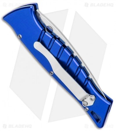 Piranha Amazon Automatic Knife Blue (3.45" Mirror Serr) 5 Piranha Amazon Automatic Knife Blue (3.45" Mirror Serr) - Image 3
