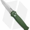 Piranha Bodyguard Automatic Knife Green (3.3" Stonewash) -Avokelavavat Sales Store Piranha Bodyguard Auto Green SW BHQ 1434 jr