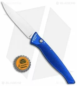 Piranha DNA Automatic Knife Blue (3.25" Mirror) -Avokelavavat Sales Store Piranha DNA Auto Blue Mirror BHQ 32968 jr bottlecap