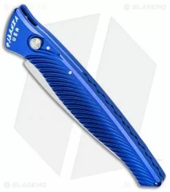 Piranha DNA Automatic Knife Blue (3.25" Mirror) -Avokelavavat Sales Store Piranha DNA Auto Blue Mirror BHQ 32968 jr spine