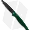 Piranha DNA Automatic Tactical Knife Green Aluminum (3.25" Black) 1 Piranha DNA Automatic Tactical Knife Green Aluminum (3.25" Black) -Avokelavavat Sales Store Piranha DNA Auto Green Alum Black BHQ 33087 jr