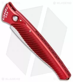 Piranha DNA Automatic Knife Red (3.25" Mirror) -Avokelavavat Sales Store Piranha DNA Auto Red Mirror BHQ 32969 jr spine