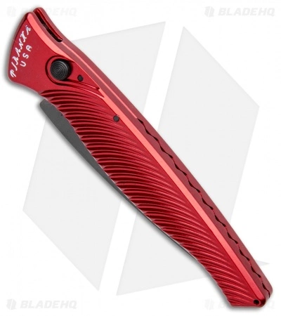 Piranha DNA Automatic Knife Red Tactical (3.25" Black) 4 Piranha DNA Automatic Knife Red Tactical (3.25" Black) - Image 2
