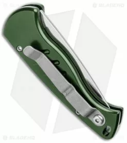 Piranha Fingerling Green Automatic Knife (2.5" Mirror Plain) 8 Piranha Fingerling Green Automatic Knife (2.5" Mirror Plain) -Avokelavavat Sales Store Piranha Fingerling Auto Green Mirror BHQ 0409 jr side