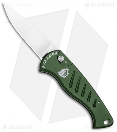 Piranha Fingerling Green Automatic Knife (2.5" Mirror Plain) 3 Piranha Fingerling Green Automatic Knife (2.5" Mirror Plain)