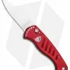 Piranha Fingerling Automatic Knife Red (2.5" Mirror)