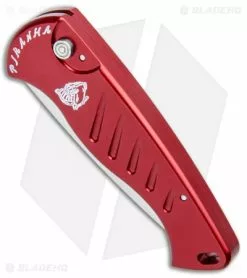 Piranha Fingerling Automatic Knife Red (2.5" Mirror) 7 Piranha Fingerling Automatic Knife Red (2.5" Mirror) -Avokelavavat Sales Store Piranha Fingerling Auto Red Mirror BHQ 0404 jr spine