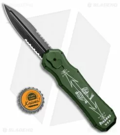 Piranha Green Excalibur OTF Knife Double Action Automatic (3.2" Black Serr) 9 Piranha Green Excalibur OTF Knife Double Action Automatic (3.2" Black Serr) -Avokelavavat Sales Store Piranha Green Exalibur DA OTF Auto Tactical Black Serr BHQ 1235 jr bottlecap