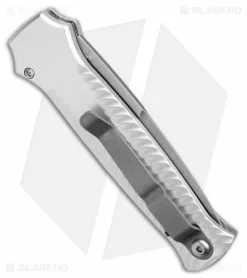 Piranha Mini-Guard Automatic Knife Silver (2.9" Stonewash) 8 Piranha Mini-Guard Automatic Knife Silver (2.9" Stonewash) -Avokelavavat Sales Store Piranha Mini Guard Auto Silver SW BHQ 22900 jr side