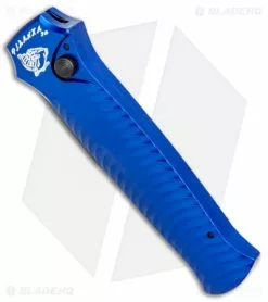 Piranha Mini-Guard Blue Tactical Automatic Knife (2.9" Black Serr) 7 Piranha Mini-Guard Blue Tactical Automatic Knife (2.9" Black Serr) -Avokelavavat Sales Store Piranha Mini Guard Blue Tactical Auto Black Serr BHQ 2106 jr spine