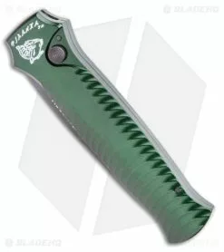 Piranha Mini-Guard Green Tactical Automatic Knife (2.9" Black Plain) 7 Piranha Mini-Guard Green Tactical Automatic Knife (2.9" Black Plain) -Avokelavavat Sales Store Piranha Mini Guard Green Tactical Automatic Knife 2.9 Black Plain BHQ 2107 LS Spine