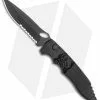 Piranha Mini Predator Black Tactical Automatic Knife Serrated (3.5" Black) -Avokelavavat Sales Store Piranha Mini Predator Black Tactical Auto Black Serr BHQ 135626 jr