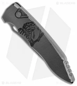 Piranha Mini Predator Black Tactical Automatic Knife Serrated (3.5" Black) 7 Piranha Mini Predator Black Tactical Automatic Knife Serrated (3.5" Black) -Avokelavavat Sales Store Piranha Mini Predator Black Tactical Auto Black Serr BHQ 135626 jr spine