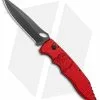 Piranha Mini Predator Red Automatic Knife (3.5" Black Plain) 2 Piranha Mini Predator Red Automatic Knife (3.5" Black Plain) -Avokelavavat Sales Store Piranha Mini Predator Red Tactical Auto Black Plain BHQ 14887 jr