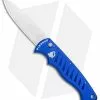 Piranha Blue P-1 Pocket Automatic Knife (3.2" Mirror Plain)