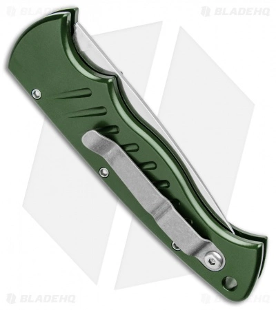 Piranha Green P-1 Pocket Automatic Knife (3.2" Mirror Plain) 5 Piranha Green P-1 Pocket Automatic Knife (3.2" Mirror Plain) - Image 3