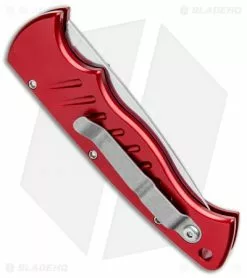 Piranha P-1 Pocket Automatic Knife Red (3.2" Mirror) 8 Piranha P-1 Pocket Automatic Knife Red (3.2" Mirror) -Avokelavavat Sales Store Piranha P 1 Pocket Auto Red Mirror BHQ 0396 jr side