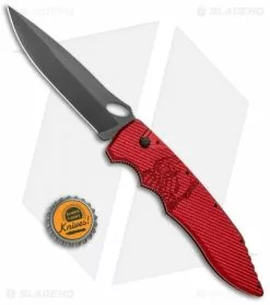 Piranha Predator Automatic Knife Red Tactical (4.1" Black) 9 Piranha Predator Automatic Knife Red Tactical (4.1" Black) -Avokelavavat Sales Store Piranha Predator Auto Red Tactical Black BHQ 12749 jr bottlecap