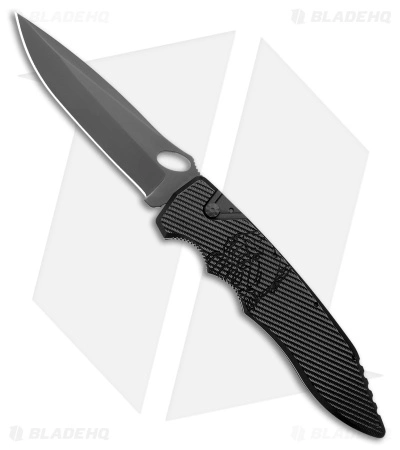 Piranha Predator Black Tactical Automatic Knife (4.1" Black) 3 Piranha Predator Black Tactical Automatic Knife (4.1" Black)