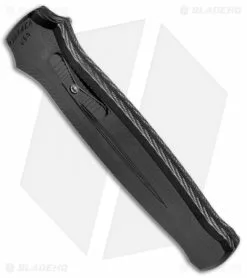 Piranha Rated-R D/A OTF Automatic Knife Black (3.5" Mirror) -Avokelavavat Sales Store Piranha Rated R D A OTF Black Mirror P 19BK BHQ 67992 jr spine