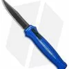 Piranha Rated-R D/A OTF Automatic Knife Blue (3.5" Black) 1 Piranha Rated-R D/A OTF Automatic Knife Blue (3.5" Black) -Avokelavavat Sales Store Piranha Rated R DA Auto Blue Tactical Black BHQ 67996 jr