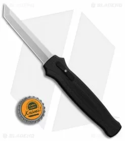 Piranha Rated-R Tanto D/A OTF Automatic Knife Black (3.5" Stonewash) -Avokelavavat Sales Store Piranha Rated R Tanto DA Black SW BHQ 86364 er bottlecap