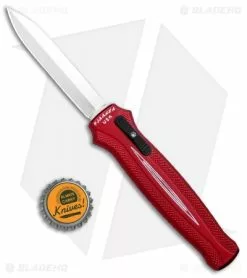 Piranha Rated-X D/A Dagger OTF Automatic Knife Red (3.5" Mirror) -Avokelavavat Sales Store Piranha Rated X DA Dagger Auto Red Mirror BHQ 80414 jr bottlecap