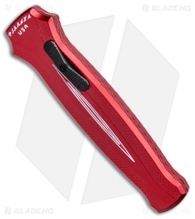 Piranha Rated-X D/A Dagger OTF Automatic Knife Red (3.5" Black) 4 Piranha Rated-X D/A Dagger OTF Automatic Knife Red (3.5" Black) - Image 2