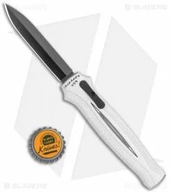 Piranha Rated-X D/A Dagger OTF Automatic Knife Silver (3.5" Black) 9 Piranha Rated-X D/A Dagger OTF Automatic Knife Silver (3.5" Black) -Avokelavavat Sales Store Piranha Rated X DA Dagger OTF Auto Silver Black BHQ 119641 jr bottlecap
