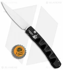 Piranha Virus Automatic Knife Black (3.25" Mirror) -Avokelavavat Sales Store Piranha Virus Auto Black Mirror BHQ 27807 jr bottlecap