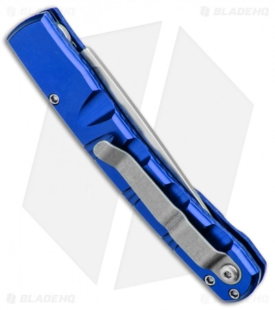 Piranha Virus Automatic Knife Blue (3.25" Mirror) 6 Piranha Virus Automatic Knife Blue (3.25" Mirror) - Image 4