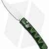 Piranha Virus Automatic Knife Green Aluminum (3.25" Mirror) -Avokelavavat Sales Store Piranha Virus Auto Green Mirror BHQ 28388 jr
