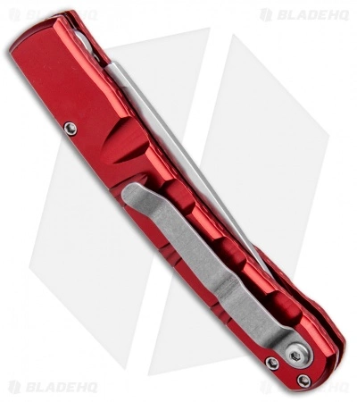Piranha Virus Automatic Knife Red (3.25" Mirror) 5 Piranha Virus Automatic Knife Red (3.25" Mirror) - Image 3