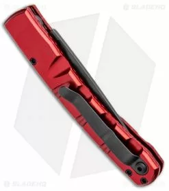Piranha Virus Automatic Knife Red Tactical (3.25" Black) 8 Piranha Virus Automatic Knife Red Tactical (3.25" Black) -Avokelavavat Sales Store Piranha Virus Auto Red Tactical Black BHQ 28575 jr side