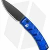 Piranha X Automatic Knife Blue Tactical (3.3" Black Serr) -Avokelavavat Sales Store Piranha X Auto Blue Tactical Black Serr BHQ 27828 jr