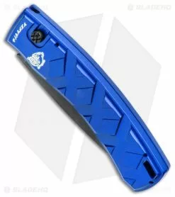 Piranha X Automatic Knife Blue Tactical (3.3" Black Serr) -Avokelavavat Sales Store Piranha X Auto Blue Tactical Black Serr BHQ 27828 jr spine