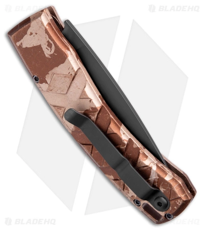 Piranha X Automatic Tactical Knife Desert Camo Aluminum (3.3" Black 154CM) 5 Piranha X Automatic Tactical Knife Desert Camo Aluminum (3.3" Black 154CM) - Image 3