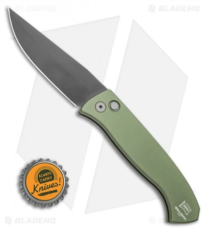 Pro-Tech Brend 3 Medium Automatic Knife Green (3.75" Black) 6 Pro-Tech Brend 3 Medium Automatic Knife Green (3.75" Black) - Image 4