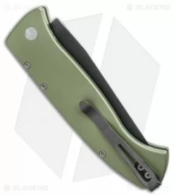 Pro-Tech Brend 3 Medium Automatic Knife Green (3.75" Black) 8 Pro-Tech Brend 3 Medium Automatic Knife Green (3.75" Black) -Avokelavavat Sales Store Pro Tech Brend 3 Medium Automatic Knife Green 3.75in Satin 1321 GREEN BHQ 115578 LS Side