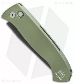 Pro-Tech Brend 3 Medium Automatic Knife Green (3.75" Black) 7 Pro-Tech Brend 3 Medium Automatic Knife Green (3.75" Black) -Avokelavavat Sales Store Pro Tech Brend 3 Medium Automatic Knife Green 3.75in Satin 1321 GREEN BHQ 115578 LS Spine